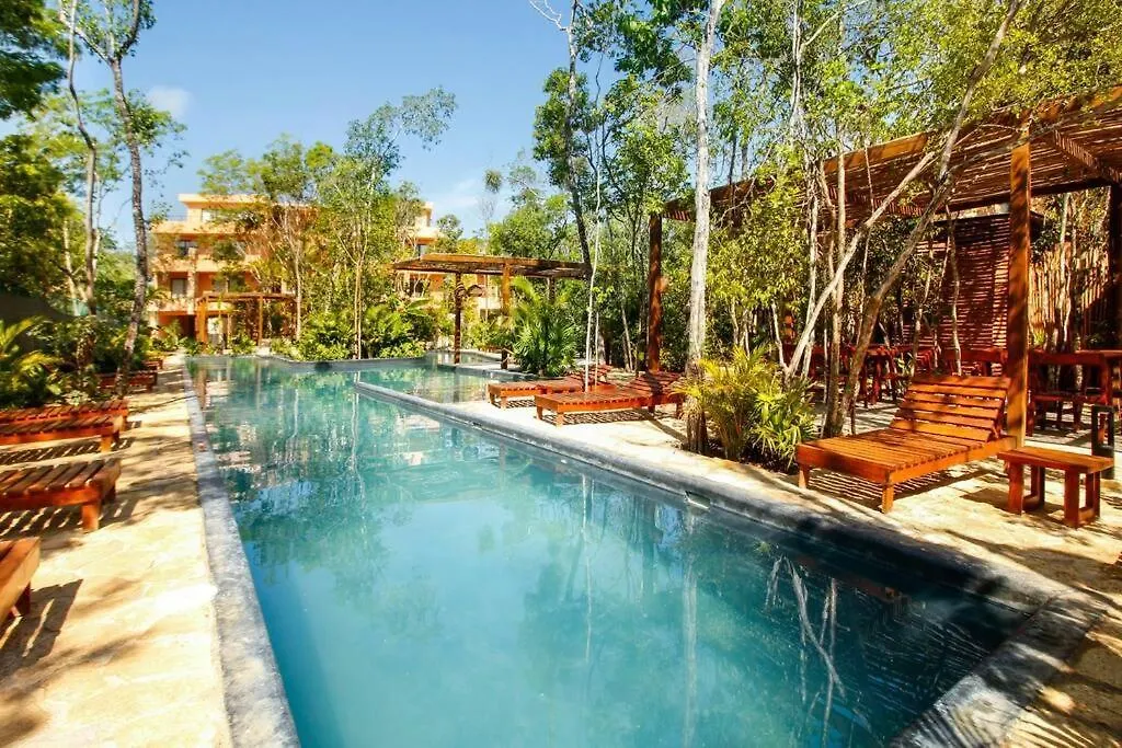 펜션 툴룸 Aldea Savia Garden House 빌라